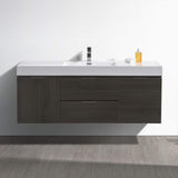 Fresca FCB8360WH-I Fresca Valencia 60" Glossy White Wall Hung Modern Bathroom Vanity