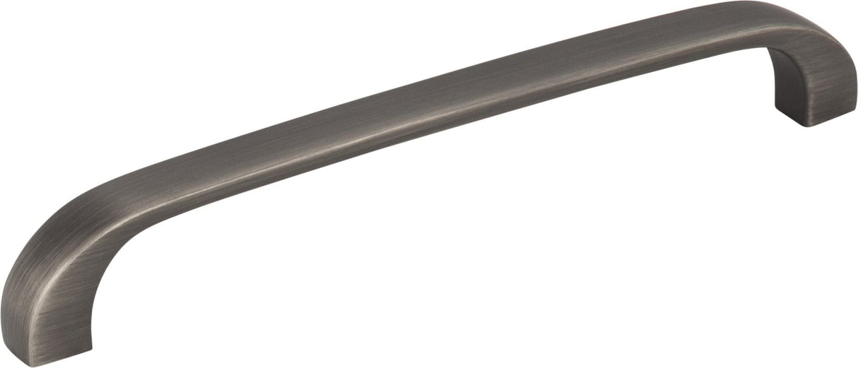 Elements 984-128DACM 128 mm Center-to-Center Gun Metal Square Slade Cabinet Pull