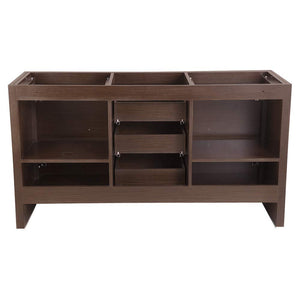 Fresca FCB8119HA Fresca Allier Rio 60" Ash Gray Double Sink Modern Bathroom Cabinet