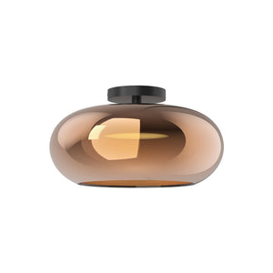 Kuzco SF62014-BK/CP TRINITY 14" SF BLACK COPPER  23W LED 90 3000K AC LED