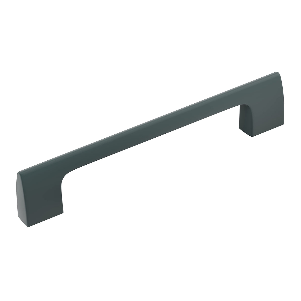 Amerock Cabinet Pull Matte Black 5-1/16 inch (128 mm) Center-to-Center Riva 1 Pack Drawer Pull Drawer Handle Cabinet Hardware