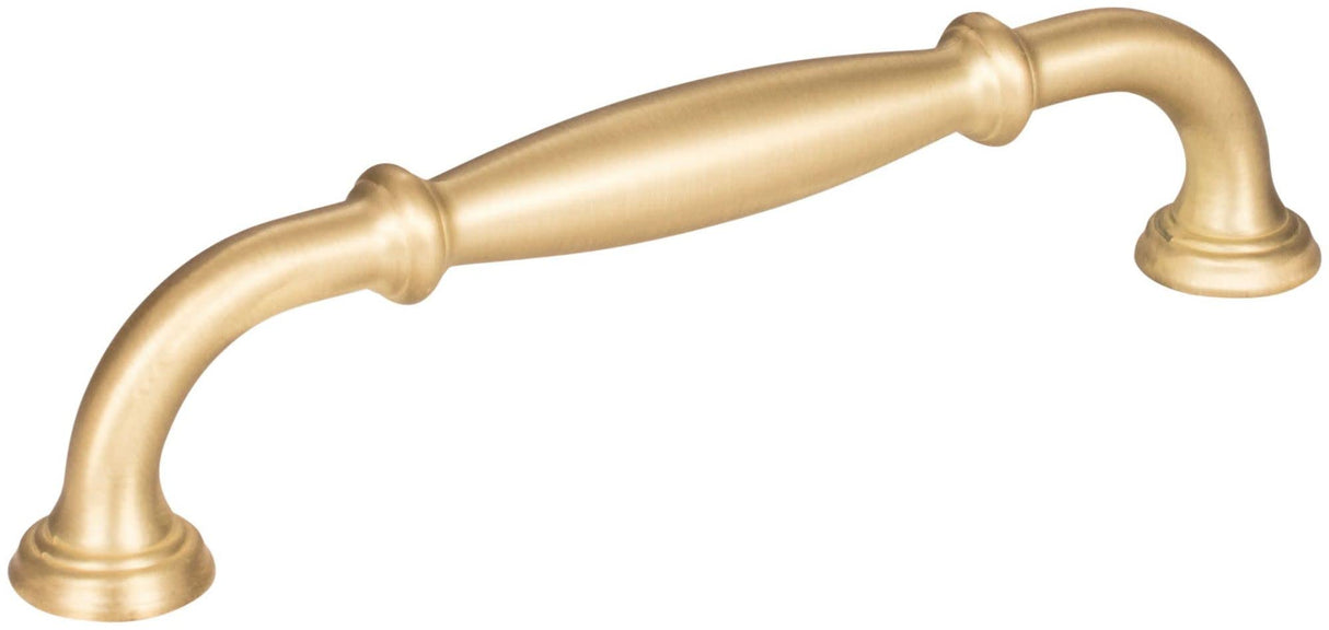 Jeffrey Alexander 658-128BG 128 mm Center-to-Center Brushed Gold Tiffany Cabinet Pull
