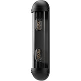 Alora VL539221MBCL CYRUS 6" VL MATTE BLACK CLEAR GLASS 2X60W E26