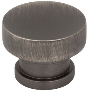 Jeffrey Alexander 484BNBDL 1-1/4" Diameter Brushed Pewter Elara Cabinet Knob