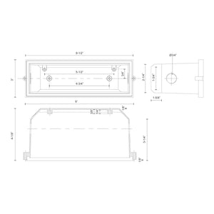Kuzco ER9410-CBOX CONCRETE BOX FOR ER9410-BK/GY