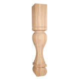 Hardware Resources P1-3ALD 3" W x 3" D x 35-1/2" H Alder Turned Post