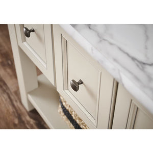 Jeffrey Alexander 278BNBDL 1-1/8" Overall Length Brushed Pewter Square Audrey Cabinet Knob