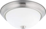 Capital Lighting 214722BN Bates 2 Light Flush Mount Brushed Nickel