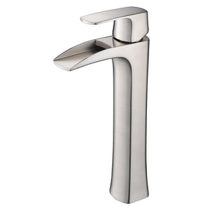 Fresca FFT3072BN Fresca Fortore Single Hole Vessel Mount Bathroom Vanity Faucet - Brushed Nickel