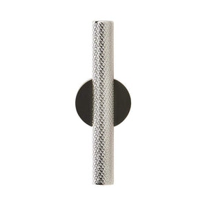 Amerock Cabinet Pull Matte Black/Polished Nickel 5/8 inch (16 mm) Center to Center Transcendent 1 Pack Drawer Pull Drawer Handle Cabinet Hardware