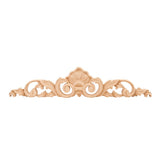 Hardware Resources ONL-01-36MP 36" W x 1" D x 7-3/4" H Hand Carved Maple Shell Onlay