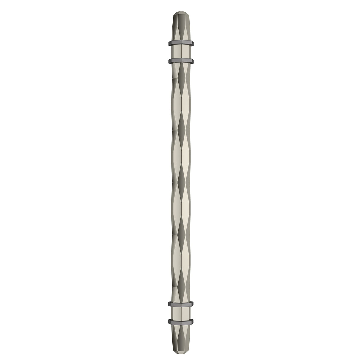Amerock Cabinet Pull Polished Nickel/Black Chrome 8 inch (203 mm) Center-to-Center London 1 Pack Drawer Pull Drawer Handle Cabinet Hardware