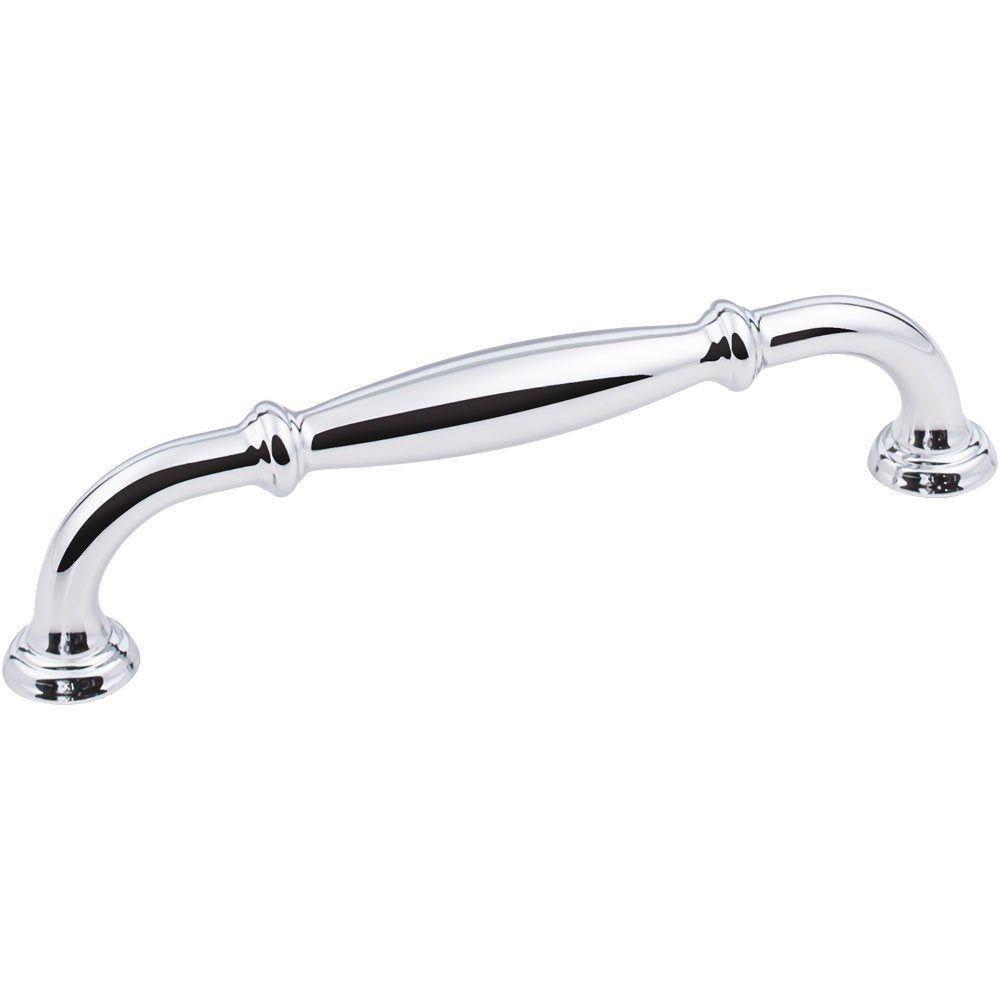 Jeffrey Alexander 658-128PC 128 mm Center-to-Center Polished Chrome Tiffany Cabinet Pull