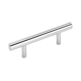 Amerock Cabinet Pull Polished Chrome 3 inch (76 mm) Center to Center Bar Pulls 1 Pack Drawer Pull Drawer Handle Cabinet Hardware
