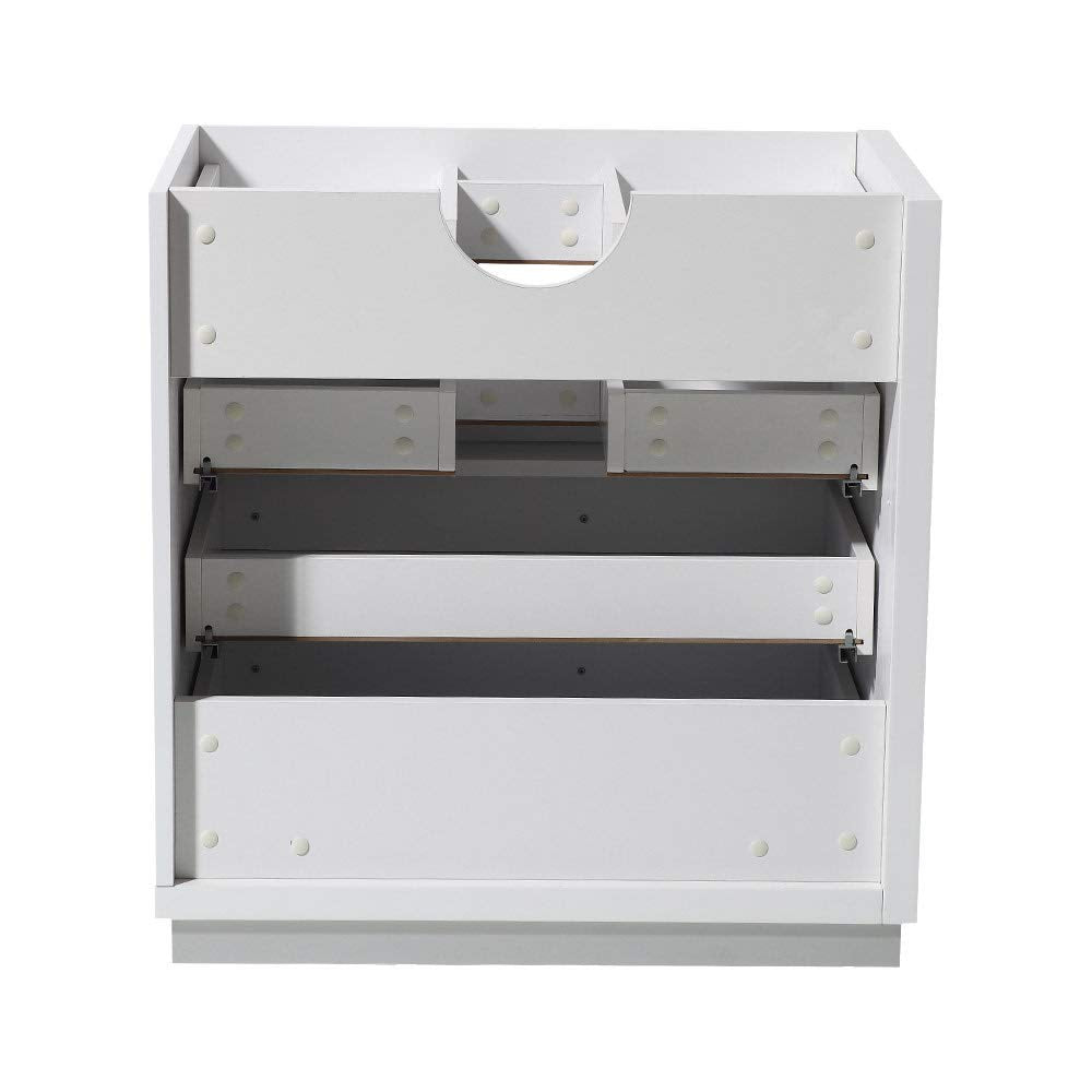 Fresca FCB8030WH Fresca Livello 30" White Modern Bathroom Cabinet