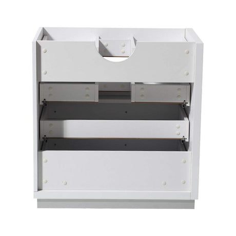 Fresca FCB8030WH Fresca Livello 30" White Modern Bathroom Cabinet