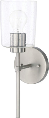 Capital Lighting 628511BN-449 Greyson 1 Light Sconce Brushed Nickel