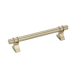Amerock Cabinet Pull Golden Champagne 5-1/16 inch (128 mm) Center to Center Davenport 1 Pack Drawer Pull Drawer Handle Cabinet Hardware