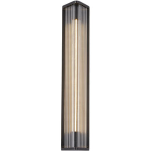 Alora WV339123UBCR SABRE 23" WV URBAN BRONZE CLEAR RIBBED GLASS  8W LED 90 2700K DC LED