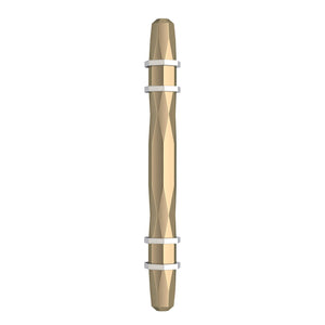 Amerock BP36648BBZ26 London Cabinet Pull, 3-3/4 in. Center-to-Center, Golden Champagne/Polished Chrome