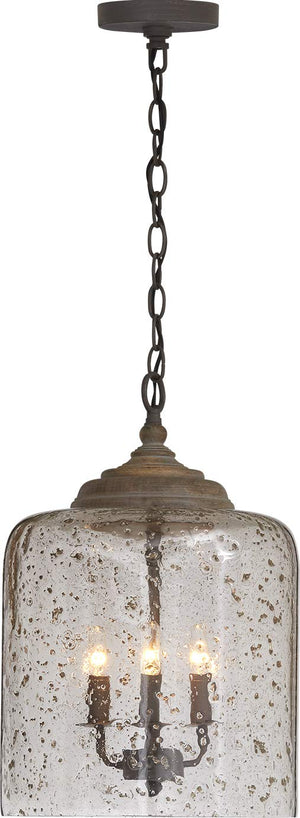 Capital Lighting 335242NG Tybee 3 Light Pendant Nordic Grey
