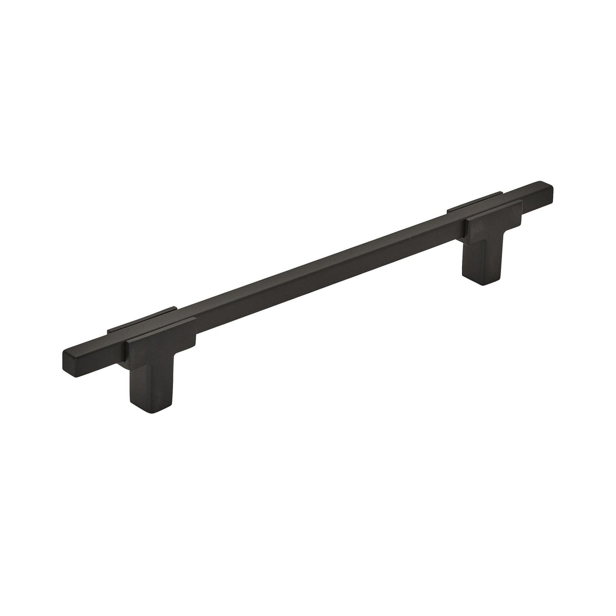 Amerock Cabinet Pull Matte Black/Matte Black 6-5/16 inch (160 mm) Center to Center Urbanite 1 Pack Drawer Pull Drawer Handle Cabinet Hardware