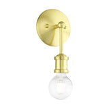 Livex Lighting 14429-12 Lansdale 1 Light ADA Vanity Sconce, Satin Brass