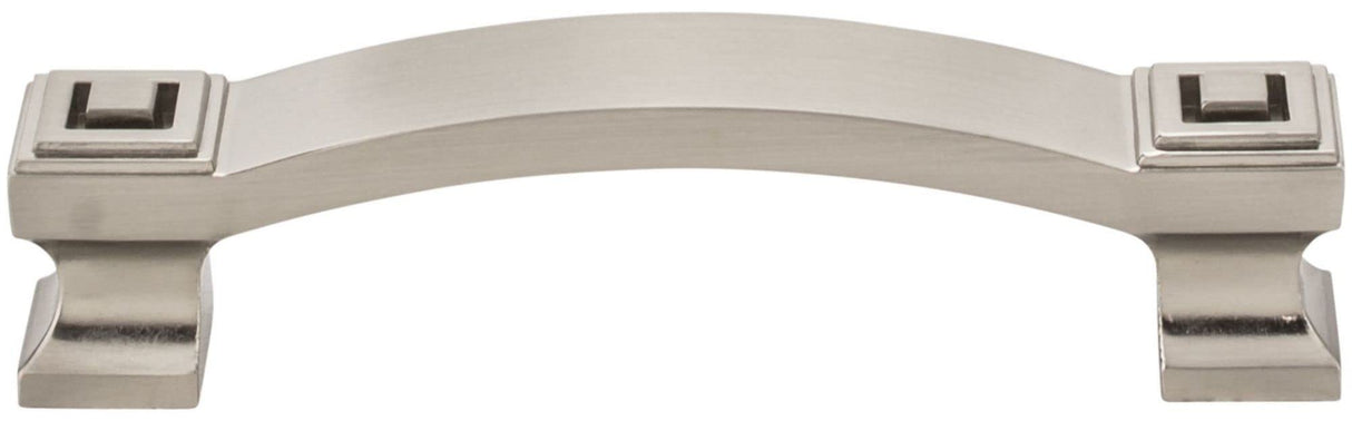 Jeffrey Alexander 585-96DP 96 mm Center-to-Center Distressed Pewter Square Delmar Cabinet Pull
