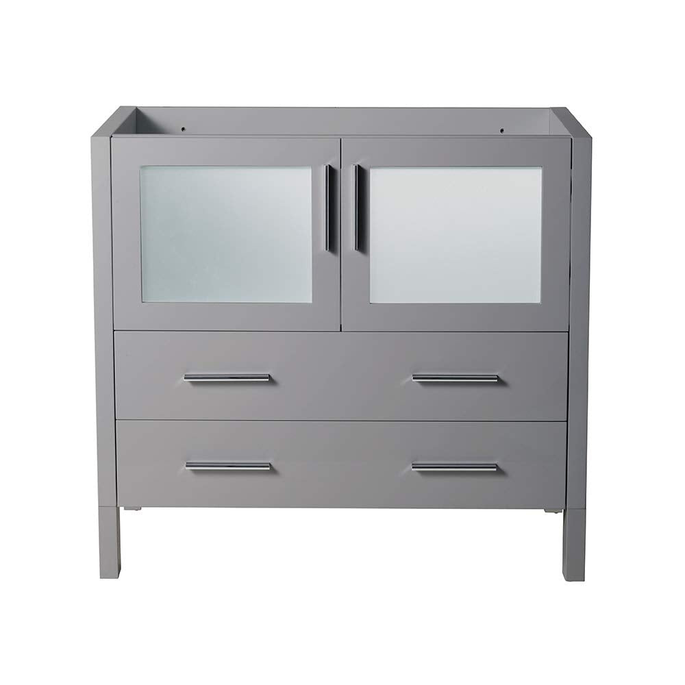 Fresca FCB6236GO Fresca Torino 36" Gray Oak Modern Bathroom Cabinet