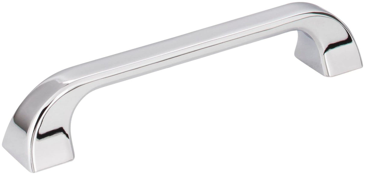 Jeffrey Alexander 972-128PC 128 mm Center-to-Center Polished Chrome Square Marlo Cabinet Pull