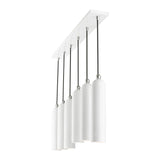 Ardmore Collection N/A Light Shiny White Finish Linear Pendant (46757-69)