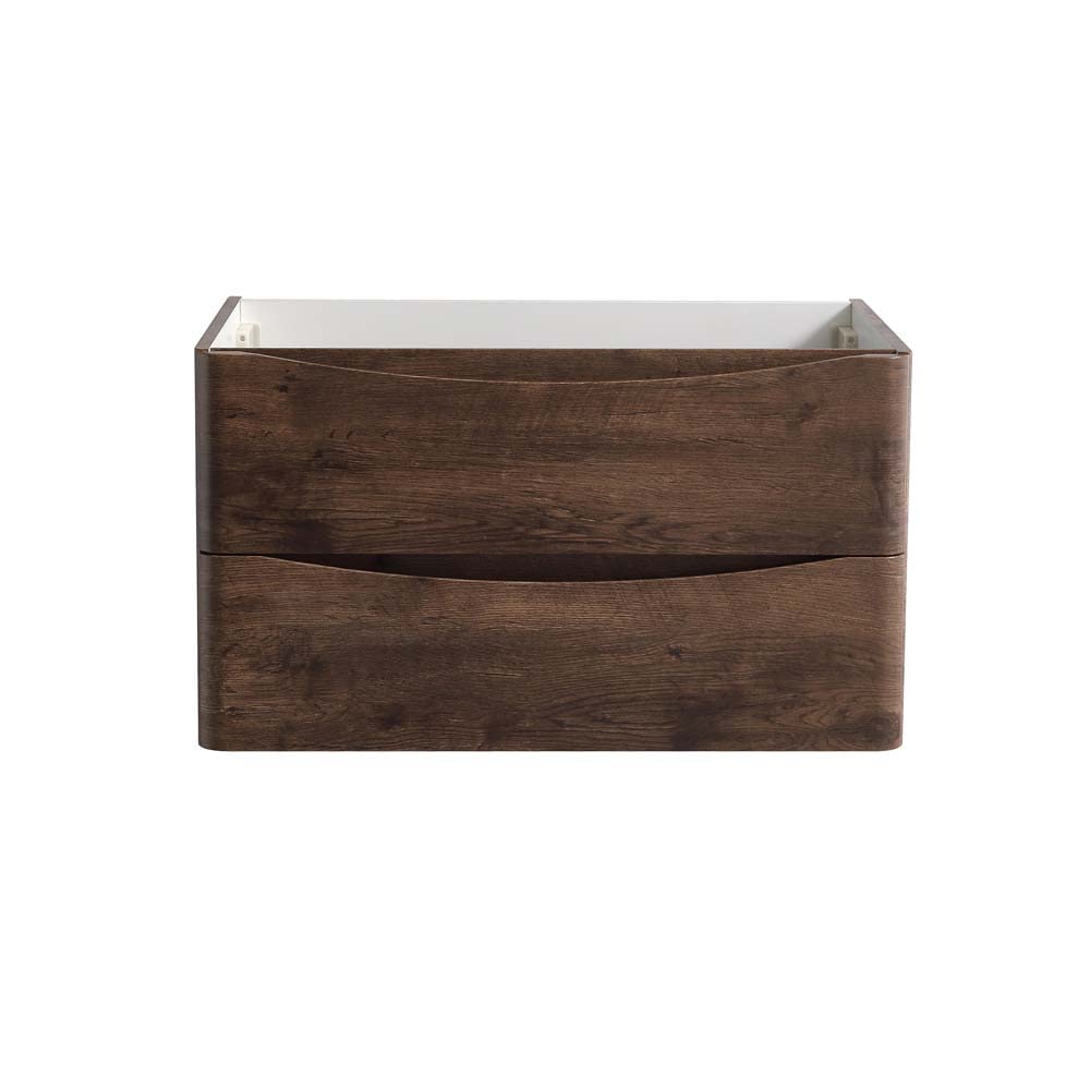 Fresca FCB9032WH Fresca Tuscany 32" Glossy White Wall Hung Modern Bathroom Cabinet