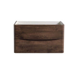 Fresca FCB9032RW Fresca Tuscany 32" Rosewood Wall Hung Modern Bathroom Cabinet