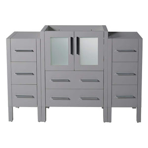 Fresca FCB62-122412GO Fresca Torino 48" Gray Oak Modern Bathroom Cabinets
