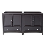 Fresca FCB20-3030GR Fresca Oxford 59" Gray Traditional Double Sink Bathroom Cabinets