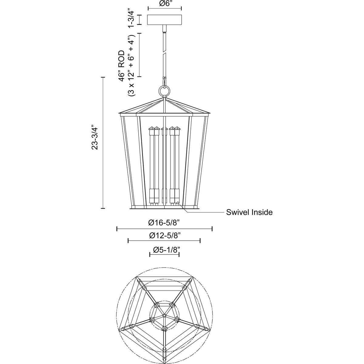 Alora PD317122NB DELPHINE PENDANT LED NATURAL BRASS 20W 120VAC WITH LED DRIVER 2700K 90CRI