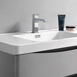 Fresca FCB9140WH-I Fresca Tuscany 40" Glossy White Free Standing Modern Bathroom Cabinet w/ Integrated Sink