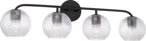 Capital Lighting 149941MB-544 Dolan 4 Light Vanity Matte Black