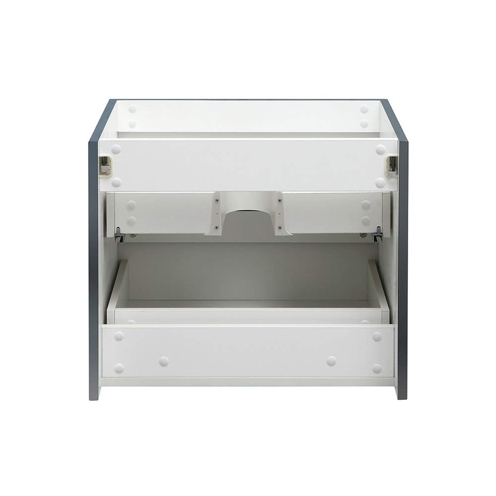 Fresca FCB8324WH Fresca Valencia 24" Glossy White Wall Hung Modern Bathroom Cabinet