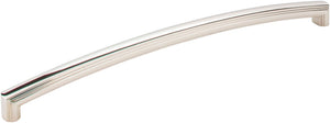 Jeffrey Alexander 519-12NI 12" Center-to-Center Polished Nickel Delgado Appliance Handle