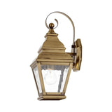 Livex Lighting 2601-29 Exeter 1-Light Outdoor Wall Lantern, Vintage Pewter Gray