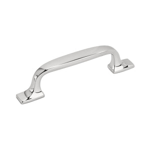 Amerock Cabinet Pull Polished Chrome 3 inch (76 mm) Center to Center Highland Ridge 1 Pack Drawer Pull Drawer Handle Cabinet Hardware
