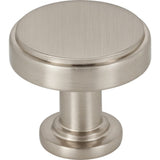 Jeffrey Alexander 171SN 1-1/4" Diameter Satin Nickel Richard Cabinet Knob