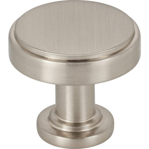 Jeffrey Alexander 171SN 1-1/4" Diameter Satin Nickel Richard Cabinet Knob
