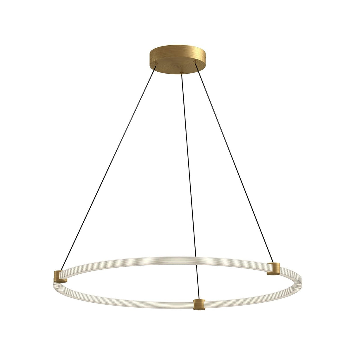 Kuzco PD24732-BG BRUNI 32" PENDANT BRUSHED GOLD 120" WIRE 120V TRIAC/ELV LED 3000K 90CRI 44W