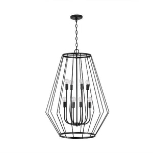 Capital Lighting 538881MB Corey 8 Light Foyer Matte Black