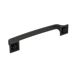 Amerock Cabinet Pull Matte Black 5-1/16 inch (128 mm) Center-to-Center Ville 1 Pack Drawer Pull Cabinet Handle Cabinet Hardware