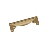 Amerock Cabinet Cup Pull Champagne Bronze 3 in (76 mm) Center-to-Center Drawer Pull Inspirations Kitchen and Bath Hardware Furniture Hardware