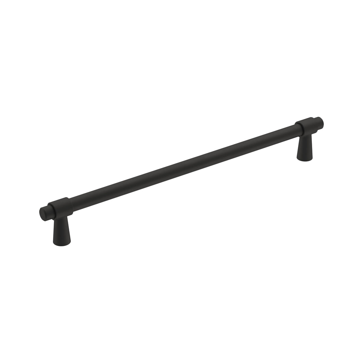 Amerock Cabinet Pull Matte Black 8-13/16 inch (224 mm) Center-to-Center Destine 1 Pack Drawer Pull Cabinet Handle Cabinet Hardware