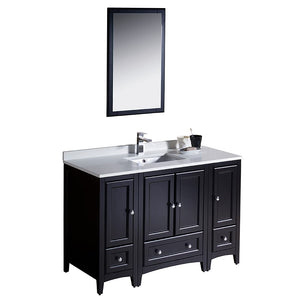 Fresca FVN20-122412GR Fresca Oxford 48" Gray Traditional Bathroom Vanity